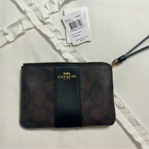 Coach wristlet. All leather.
